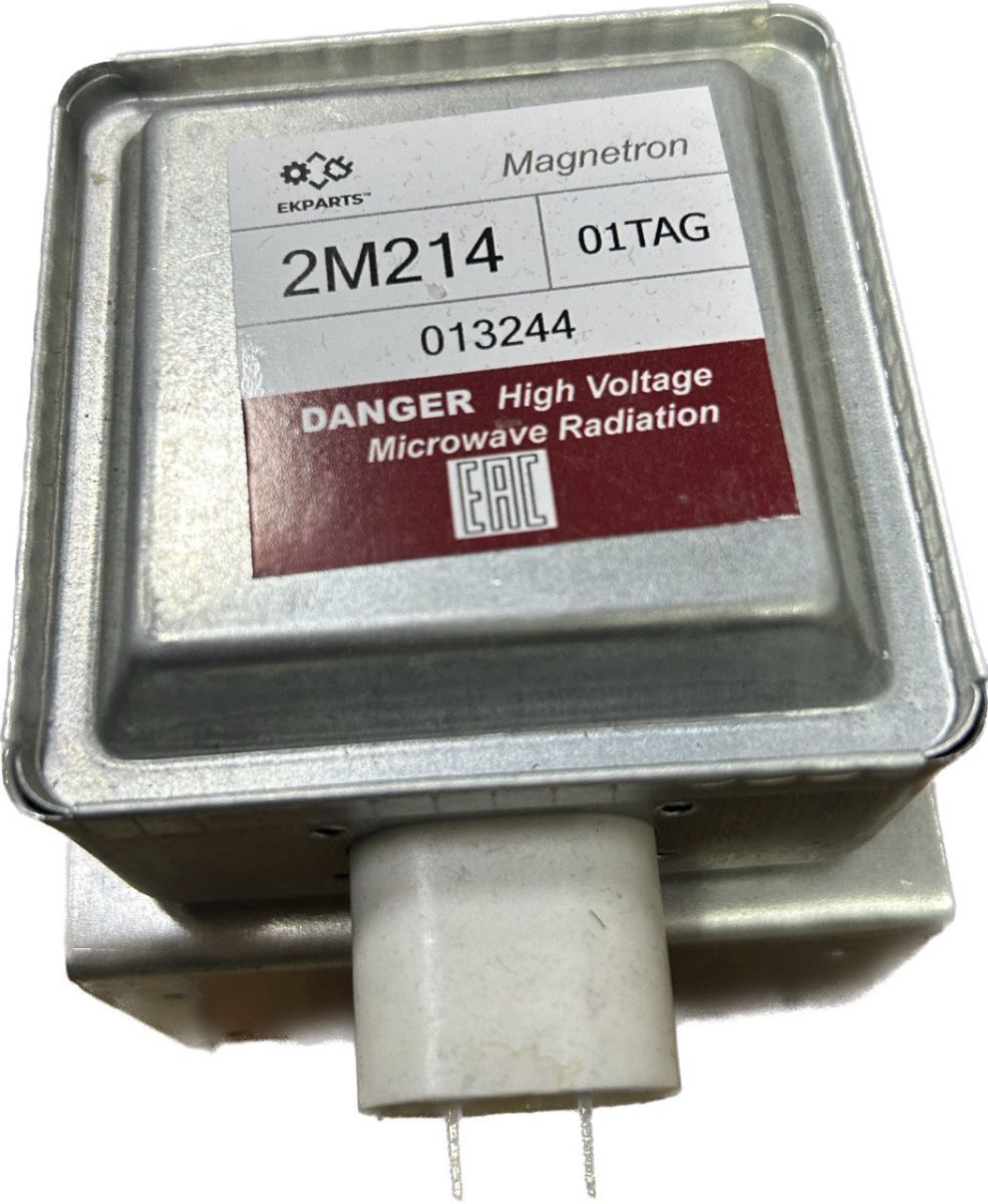 Магнетрон СВЧ LG 2M214-01 6 пл. 80/80mm шир. L=91/31mm между крепл ...